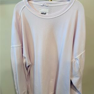 Aerie Light Purple Sweatshirt with balloon sleeves